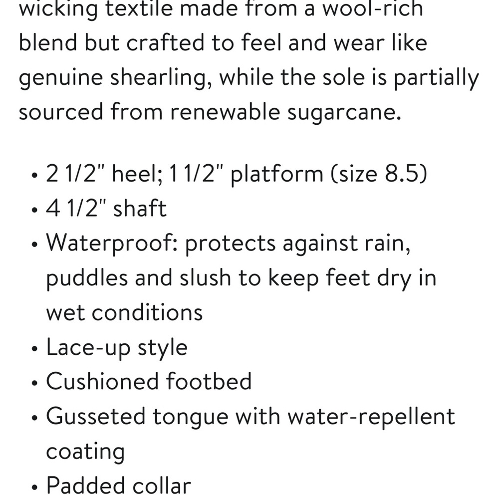 UGG TerreTrail Cozy Winter Boots with Shearling Interior - Picture 7 of 7